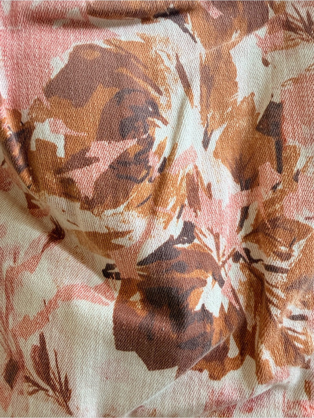 Liverpool Los Angeles Hannah Floral Crop Flare Fray Jeans Pink Rose Size 0 - Picture 7 of 10